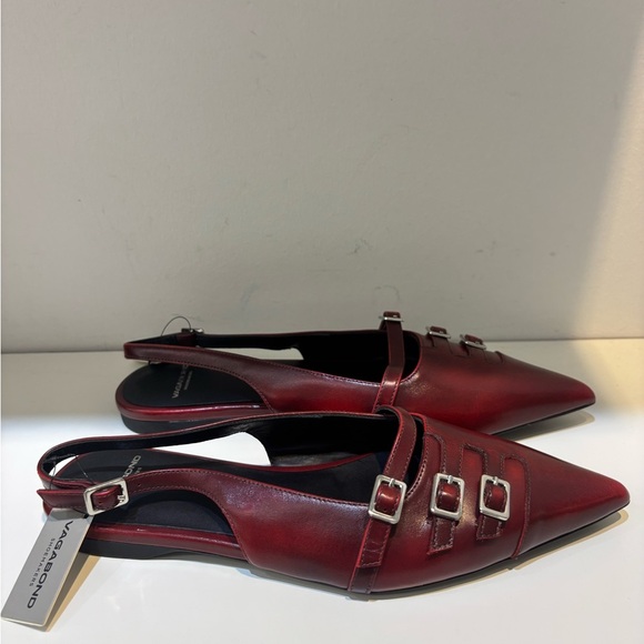 Vagabond Hermine Flats Red Brush off Leather 37 - Picture 4 of 6